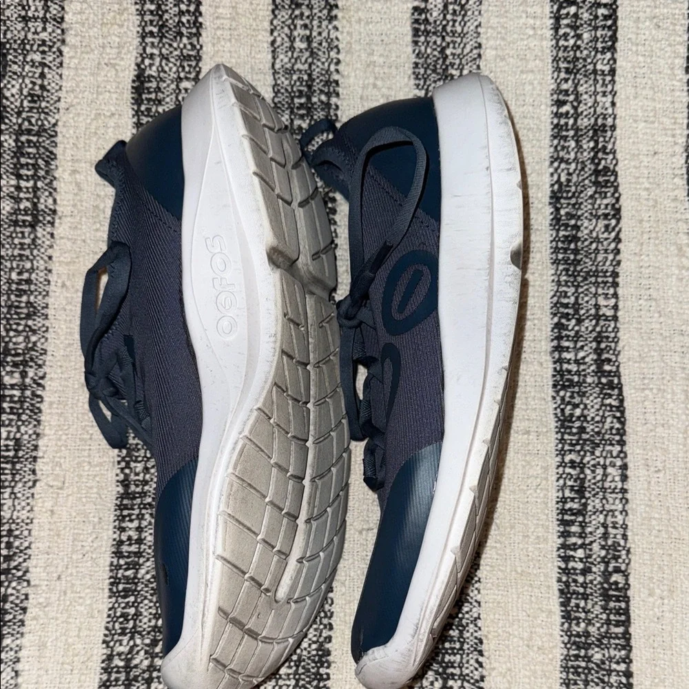 OOFOS Navy MODERN KNIT OOMG SNEAKERS MENS 11